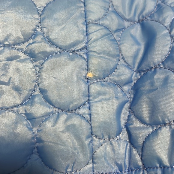 Lands' End Kids Bright Blue Puffer Jacket 14 Fall Winter - Picture 7 of 7